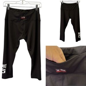 Tapout MMA Black Leggings Pants with Pocket Womens Medium